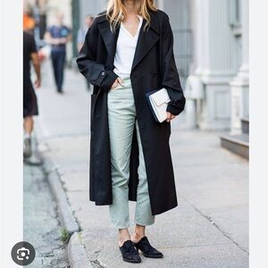 Wool trench coat
